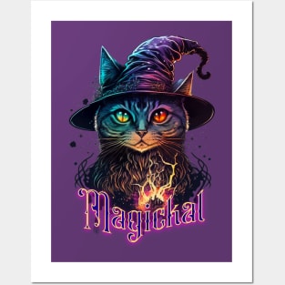 Magick Cat Posters and Art